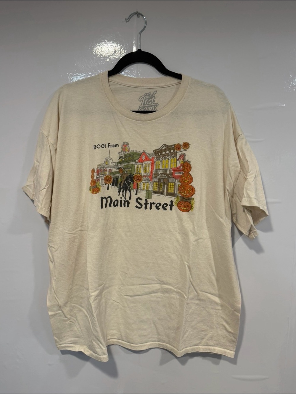 The lost Bros Boo from Main Street Graphic Tee - Cream Mickeys Not so Scary